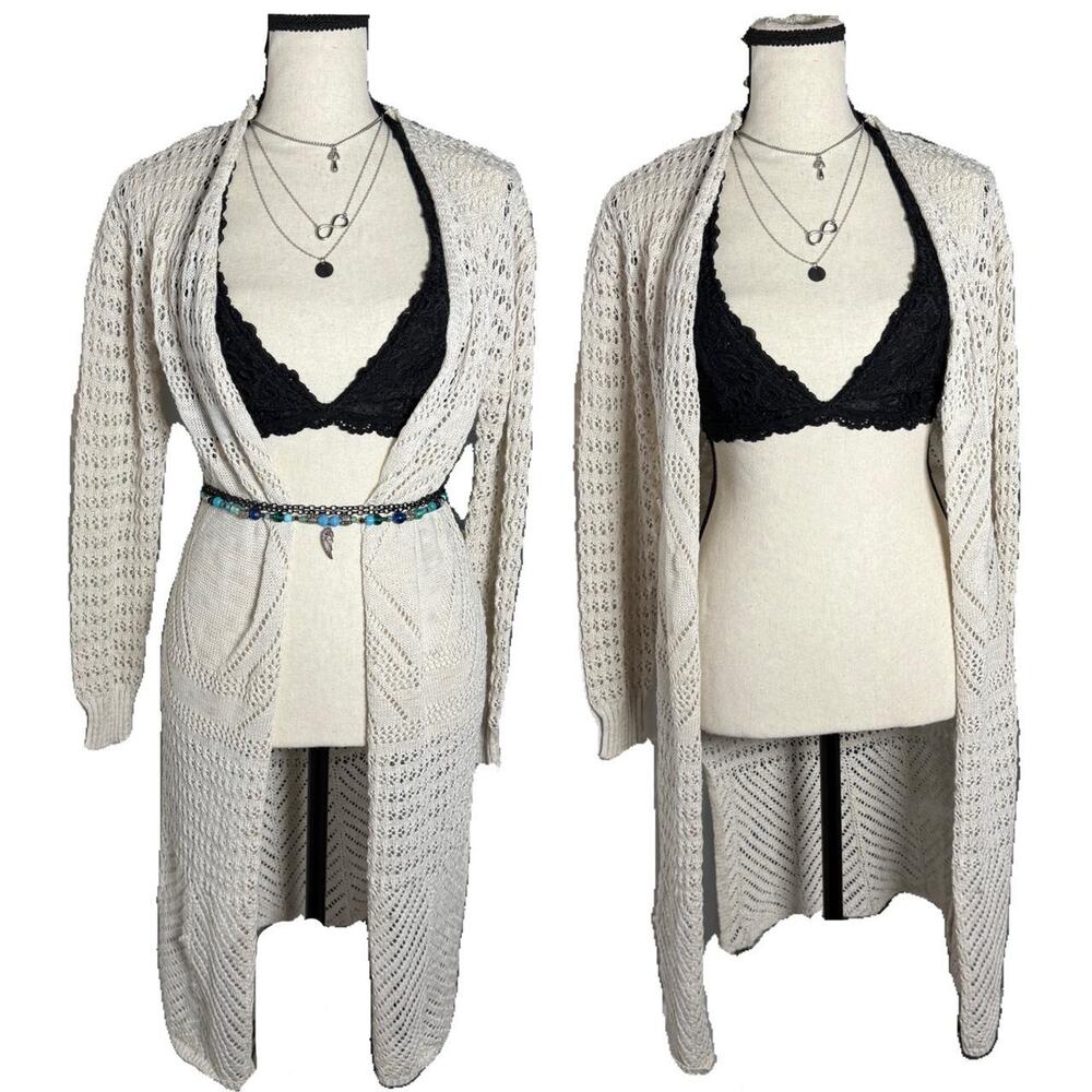 Moral Fiber Cream Crochet Long